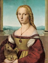 Portrait of a Young Lady with a Unicorn, 1505-1506. Artist: Raphael (1483-1520)