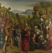 Christ carrying the Cross and the Virgin Mary Swooning, c. 1501. Artist: Boccaccino, Boccaccio (1468-1525)