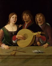 A Concert, c. 1490. Artist: Costa, Lorenzo (1460-1535)