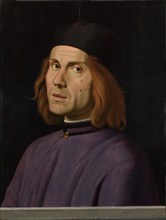Portrait of Battista Fiera, c.1508. Artist: Costa, Lorenzo (1460-1535)