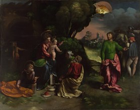 The Adoration of the Kings, c.1535. Artist: Dossi, Dosso (ca. 1486-1542)