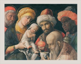 The Adoration of the Magi, c. 1500. Artist: Mantegna, Andrea (1431-1506)