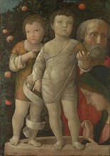 The Holy Family with Saint John, c. 1500. Artist: Mantegna, Andrea (1431-1506)