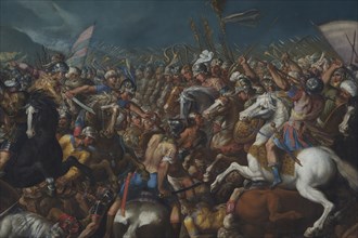 The Fight between Scipio Africanus and Hannibal, c. 1616-1618. Artist: Cesari, Bernardino (1565-1621)