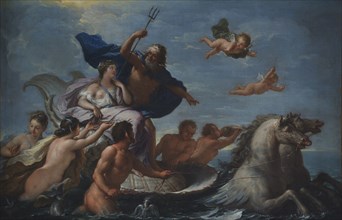 Triumph of Neptune and Amphitrite. Artist: De Matteis, Paolo (1662-1728)