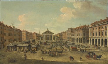 Four views of London: The Covent Garden. Artist: Joli, Antonio (1700-1777)