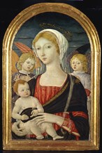 Madonna with Child and Angels, ca 1470. Artist: Matteo di Giovanni (ca. 1430-1495)