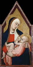 Madonna of the Milk, Between 1325 and 1348. Artist: Lorenzetti, Ambrogio (ca 1290-ca 1348)