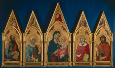 Virgin and Child with Saints (Boston Polyptych), Between 1321 and 1325. Artist: Martini, Simone, di (1280/85-1344)