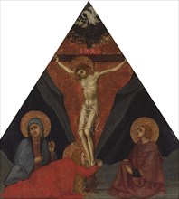 The Crucifixion with the Virgin, Mary Magdalene and St. John the Evangelist, ca 1400. Artist: Andrea di Bartolo (bef. 1389-1428)