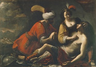 Tancred and Erminia. Artist: Manetti, Rutilio (1571-1639)