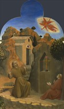 The Stigmatisation of Saint Francis (From Borgo del Santo Sepolcro Altarpiece), 1437-1444. Artist: Sassetta (1392-1450)