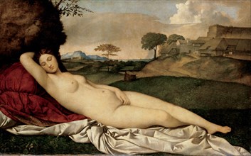 Sleeping Venus, 1508-1510. Artist: Giorgione (1476-1510)