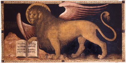 The Lion of Saint Mark. Artist: Jacobello del Fiore (ca 1370 ? 1439)