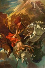 The fall of Phaeton. Artist: Ricci, Sebastiano (1659-1734)