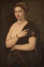 Girl in a Fur, c.1535. Artist: Titian (1488-1576)