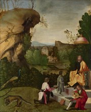 Homage to a Poet, Early16th cen.. Artist: Giorgione, (Workshop)