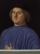 Portrait of a Man, 1497. Artist: Vivarini, Alvise (ca. 1446-ca. 1505)