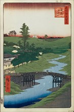 Hiroo on Furukawa River (One Hundred Famous Views of Edo), 1856-1858. Artist: Hiroshige, Utagawa (1797-1858)