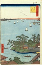 Shinagawa Susaki (One Hundred Famous Views of Edo), 1856-1858. Artist: Hiroshige, Utagawa (1797-1858)