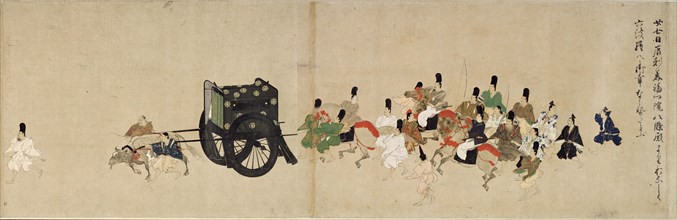 Illustrated Tale of the Heiji Civil War (The Imperial Visit to Rokuhara) 5 scroll, 13th century. Artist: Anonymous