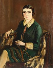 Portrait of Lilya Brik (1891-1978), 1921. Artist: Silins, Alexander (active Early 20th cen.)