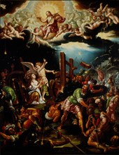 The Martyrdom of Saint Catherine of Alexandria, Mid of the 18th cen.. Artist: Rioja, Hipólito de (active Mid of 18th cen.)