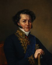 Portrait of Avraam Norov (1795-1869), 1857. Artist: Kaniewski, Jan Ksawery (1805-1867)