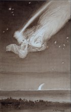 Falling Star, 1910s. Artist: Kotarbinsky, Vasilii (Wilhelm) Alexandrovich (1849-1921)