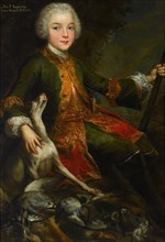 Portrait of Józef Sapieha (1737-1792), c. 1740. Artist: Mirys, Augustyn (1700-1790)