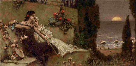 Evening Silence. Artist: Kotarbinsky, Vasilii (Wilhelm) Alexandrovich (1849-1921)