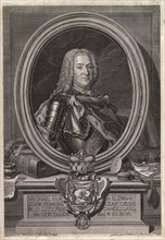 Portrait of Prince Michal Fryderyk Czartoryski (1696-1775), Mid of the 18th cen.. Artist: Mylius, Jan Fryderyk (active Mid of 18th cen.)