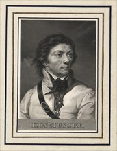 Portrait of Tadeusz Kosciuszko (1746-1817). Artist: Oleszczynski, Antoni (1794-1879)