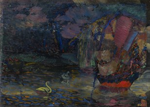 Fairy Lake, 1909-1910. Artist: Baranov-Rossiné, Vladimir Davidovich (1888-1942)
