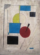 Suprematist Composition, 1921. Artist: Lissitzky, El (1890-1941)