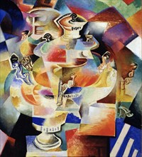 Samovar, 1919. Artist: Baranov-Rossiné, Vladimir Davidovich (1888-1942)