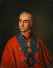 Portrait of Archbishop Stanislaw Siestrzencewicz-Bohus (1731-1826), End of 1810s. Artist: Alkin (Spartansky), P.A. (active Early 19th cen.)