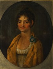 Portrait of Countess Anna Alexeyevna Orlova of Chesma (1785-1848), c. 1805-1810. Artist: Anonymous