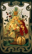 Sign board for fruit shop, Early 20th cen.. Artist: Anonymous