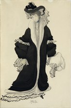 Costume design for Mrs. L. Bakst, 1903. Artist: Bakst, Léon (1866-1924)
