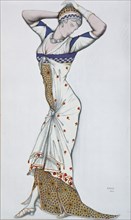 Design of a modern Dress, 1910s. Artist: Bakst, Léon (1866-1924)