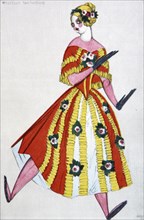 Costume design for the ballet The Magic Toy Shop by G. Rossini, 1919. Artist: Bakst, Léon (1866-1924)