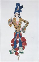 Costume design for the ballet Sheherazade by N. Rimsky-Korsakov, 1910. Artist: Bakst, Léon (1866-1924)