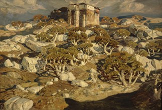 The ancient Crimea, 1903. Artist: Bogayevsky, Konstantin Fyodorovich (1872-1943)