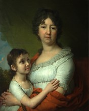 Portrait of A.E. Labzina and her foster-daughter S.A. Mudrova, 1803. Artist: Borovikovsky, Vladimir Lukich (1757-1825)
