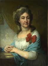 Portrait of baroness Varvara Vasilyeva, 1800. Artist: Borovikovsky, Vladimir Lukich (1757-1825)