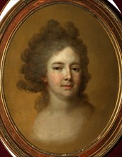 Portrait of Empress Maria Feodorovna (Sophie Dorothea of Württemberg) (1759-1828), 1796. Artist: Borovikovsky, Vladimir Lukich (1757-1825)