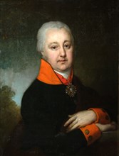 Portrait of Nikolai Mikhailovich Yakovlev, 1802. Artist: Borovikovsky, Vladimir Lukich (1757-1825)