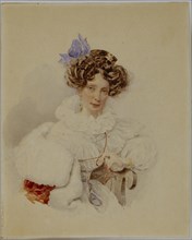 Portrait of Yekaterina Pavlovna Bakunina (1795-1869), before 1832. Artist: Briullov, Alexander Pavlovich (1798-1877)