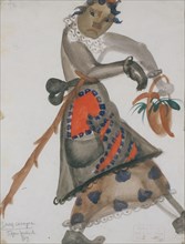 Costume design for the opera Snow Maiden by N. Rimsky-Korsakov, 1919. Artist: Grigoriev, Boris Dmitryevich (1886-1939)